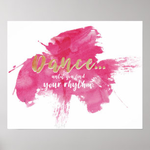 Dans...tot je je ritme vindt poster