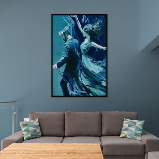 Dans tussen beweging en stilte poster
