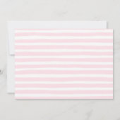 Dans & Twirl Roze Ballerina Foto Verjaardagsfeest Kaart (Achterkant)