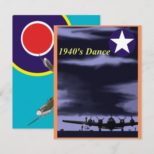 Dans uitvindingen 1940 kaart (Voorkant / Achterkant)