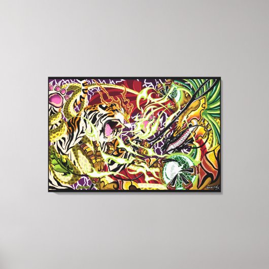 Dans van Ascentie Stretched Canvas Art Prints (Voorkant)