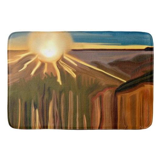 Dans van de Abstracte kunst van Cacti Badmat (Voorkant)