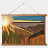 Dans van de Abstracte kunst van Cacti Hangend Wandkleed (Voorkant)