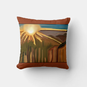 Dans van de Abstracte kunst van Cacti Kussen