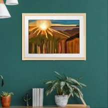 Dans van de Abstracte kunst van het Cacti