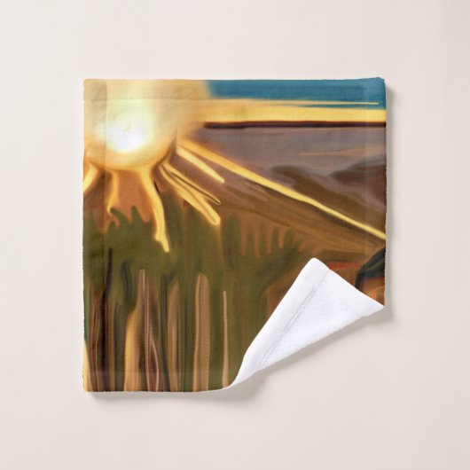 Dans van de Abstracte kunst van het zuidwesten van Bad Handdoek (Wasdoekje)