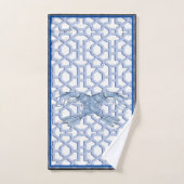 Dans van de blauwe garnaal  bad handdoek (Handdoek)