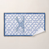 Dans van de blauwe garnaal  bad handdoek (Handdoek)