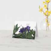 Dans van de Blauwe Schaduw Fairies Kaart (Gele Bloem)