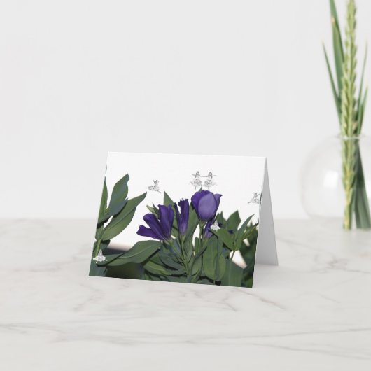 Dans van de Blauwe Schaduw Fairies Kaart (Voorkant)