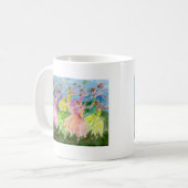 Dans van de bloemen koffiemok (Voorkant links)