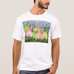 Dans van de bloemen t-shirt