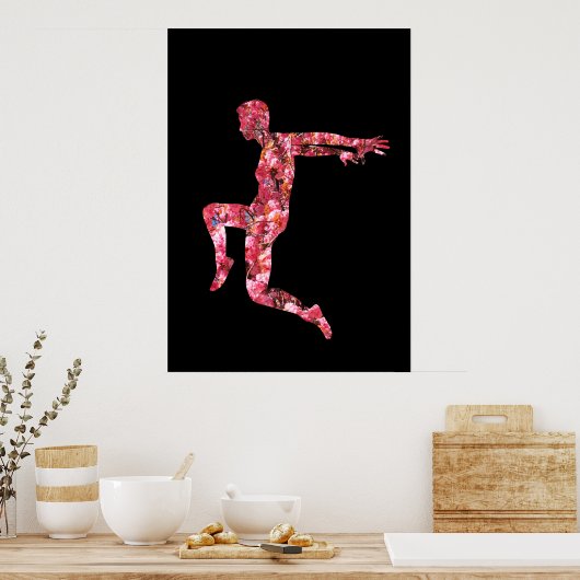 Dans van de bloesem poster (Keuken)