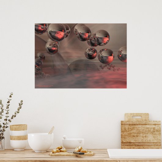 Dans van de bollen poster (Keuken)