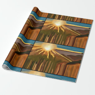 Dans van de cactussen cadeaupapier