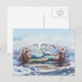 Dans van de dolfijnen briefkaart (Voorkant / Achterkant)