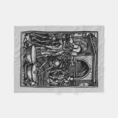 Dans van de dood | Botten van alle Mannen Fleece Deken (Voorkant (Horizontaal))