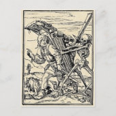 Dans van de dood, het Briefkaart van de peddel (Voorkant)