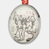 Dans van de Dood Skelet Kerst Ornament (Links)