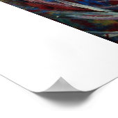 Dans van de Elementen (Abstract 52x52 Canvas) Poster (Hoek)