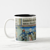 Dans van de herders tweekleurige koffiemok (Links)