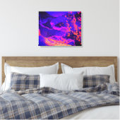 dans van de herfst canvas afdruk (Insitu (Slaapkamer))