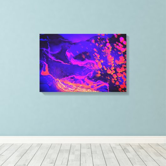 dans van de herfst canvas afdruk (Insitu (Houten vloer))