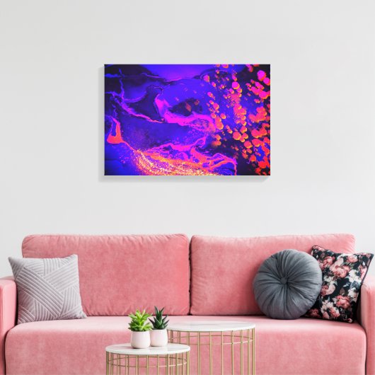 dans van de herfst canvas afdruk (Insitu (Woonkamer))