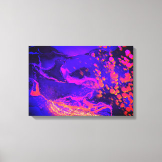 dans van de herfst canvas afdruk