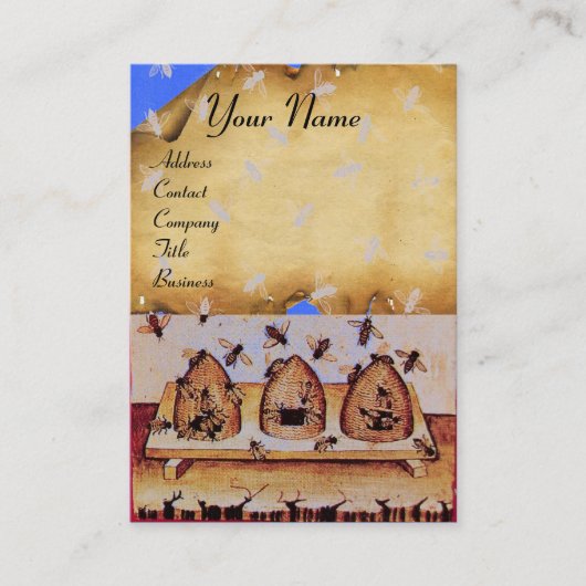 DANS VAN DE HONIJNEN MET VIER ELEMENTEN VISITEKAARTJE (Voorkant)