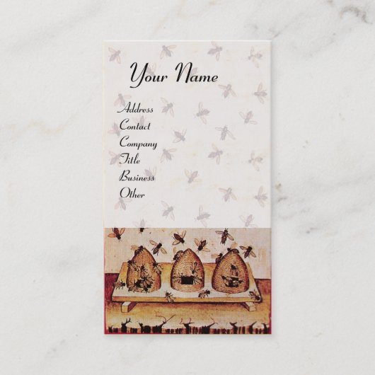 DANS VAN DE HONIJNEN MET VIER ELEMENTEN VISITEKAARTJE (Voorkant)