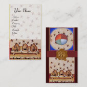 DANS VAN DE HONIJNEN, VIER ELEMENTEN, Zwavelzegel Visitekaartje (Voorkant / Achterkant)