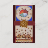 DANS VAN DE HONIJNEN, VIER ELEMENTEN, Zwavelzegel Visitekaartje (Achterkant)