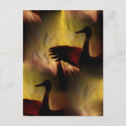 Dans van de kranen briefkaart (Voorkant)