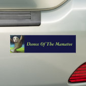 Dans van de Lamantijn Bumpersticker (Op auto)