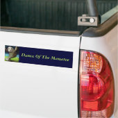 Dans van de Lamantijn Bumpersticker (Op Truck)