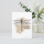 Dans van de libellen briefkaart (Staand voorkant)