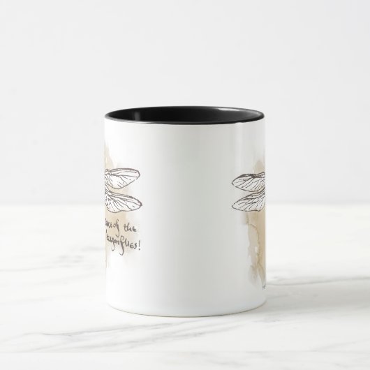 Dans van de libellen mok (Midden)