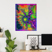 Dans van de multiversvariabele 4 poster (Thuiskantoor)