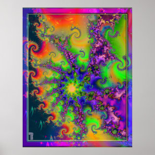 Dans van de multiversvariabele 4 poster