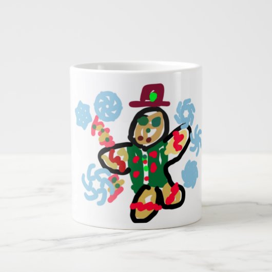 Dans van de peperkoekman grote koffiekop (Voorkant)