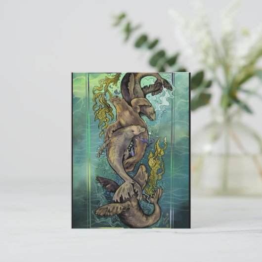 Dans van de Selkies Briefkaart (Staand voorkant)