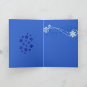 Dans van de sneeuwvlokken in het Nutcracker Ballet Feestdagen Kaart (Binnen)