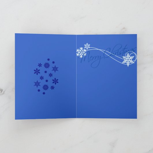 Dans van de sneeuwvlokken in het Nutcracker Ballet Feestdagen Kaart (Binnen)