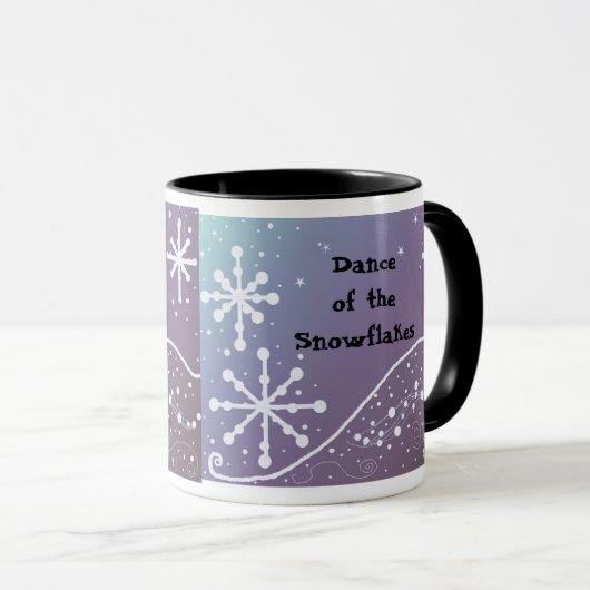 Dans van de Snowflakes Mok (Voorkant rechts)