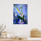 DANS VAN DE SPRING POSTER (Keuken)