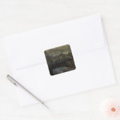 Dans van de Vampieren Vierkante Sticker (Envelop)