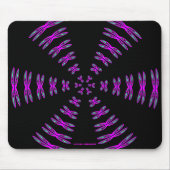 Dans van de Violetkleurige Engelen Mousepad Muismat (Voorkant)