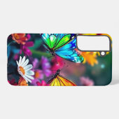 Dans van de vlinders samsung galaxy hoesje (Achterkant horizontaal)