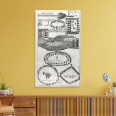 Dans van de vredesleiding van de Iroquois Canvas Afdruk (Insitu (Woonkamer))